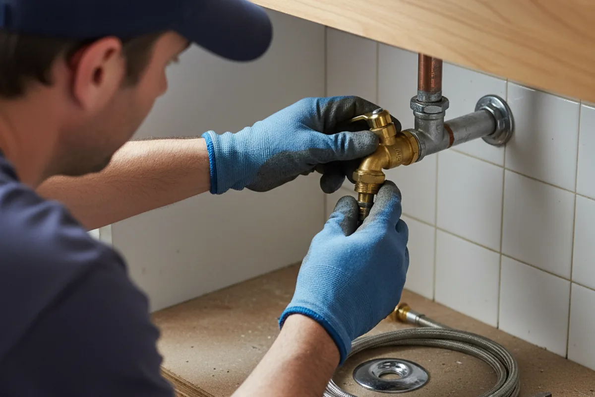Shutoff valve and fitting work during Repiping in Vicco